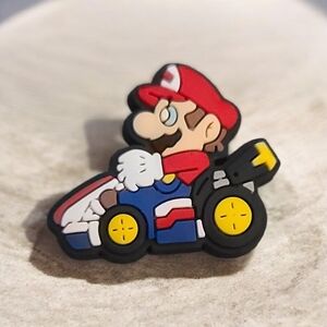 Mario Kart Racing Shoe Charm- Red, Blue, Yellow